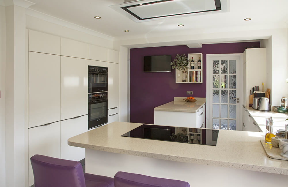 Biella, Magnolia Satin Kitchen