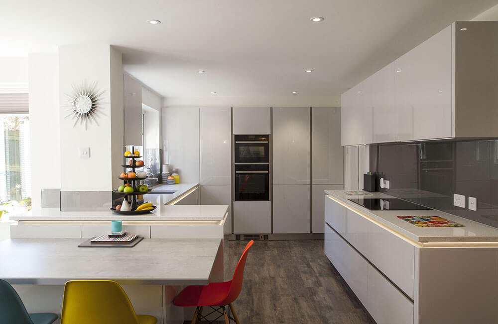 Fino, Crystal Grey Gloss Kitchen
